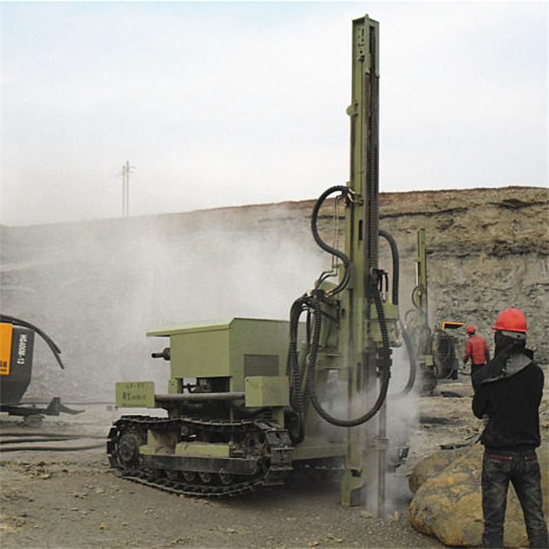 Open Pit Mine Blasting Hole Drilling Rig Machine with Drill Tools