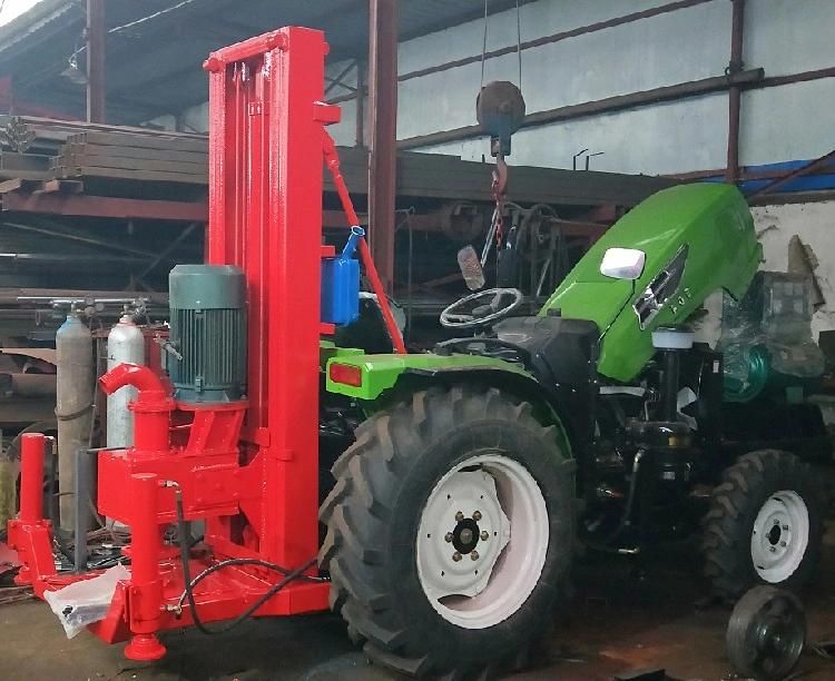 150m Depth Tractor Mounted Water Well Drilling Rig Price