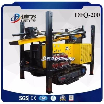 Hot Sale 2022 Dfq-200 Rock Borehole Water Well Drilling Rig for Sale