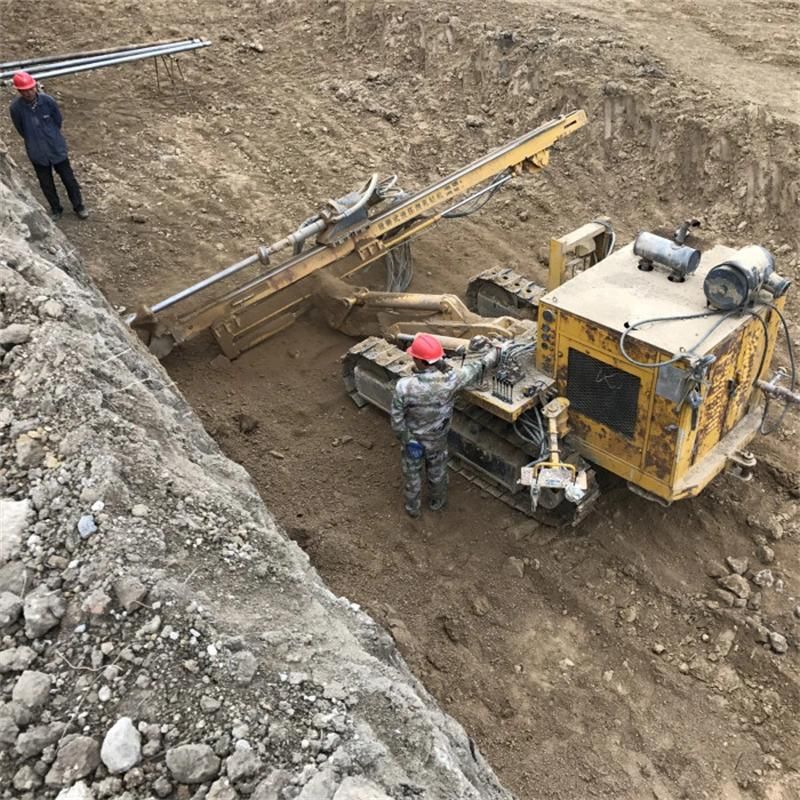 Hot Sale Crawler Mounted Rotary Anchor Type Drilling Rig