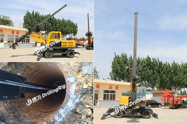 2022 Hot Sale Small Rotary Drilling Rig Mobile Pile Driving Machine