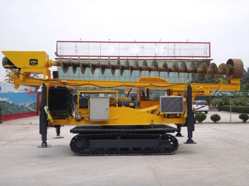 China 360-6 Crawler Long Screw Pile Driver Rotary Drilling Rig for Land Drilling/Hole Drilling /Pile Drilling with Low Price