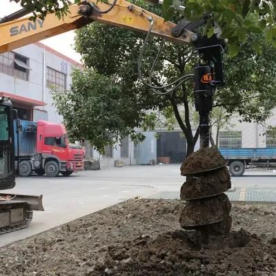 Factory Price Ce ISO9001 Excavator Drill Auger Hydraulic Auger Earth Soil Auger