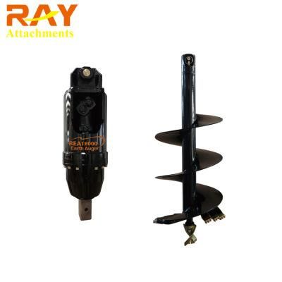 Ray China Factory Price Ce/ISO New Excavator Machine Hydraulic Soil Drill Post Hole Earth Auger