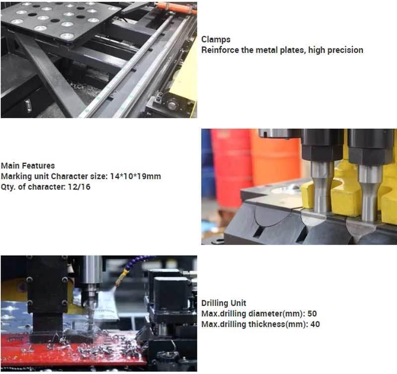 CNC Plate Punching Drilling and Marking Machine Plate Production Line Metal Processing Machine Steel Structure Production Machine