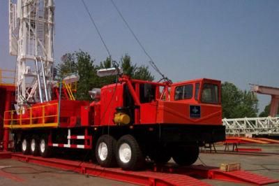 Cheaper! ! 1000m Truck Mounted Drilling Rig Xj350HP/90t Workover Rig with Substructure