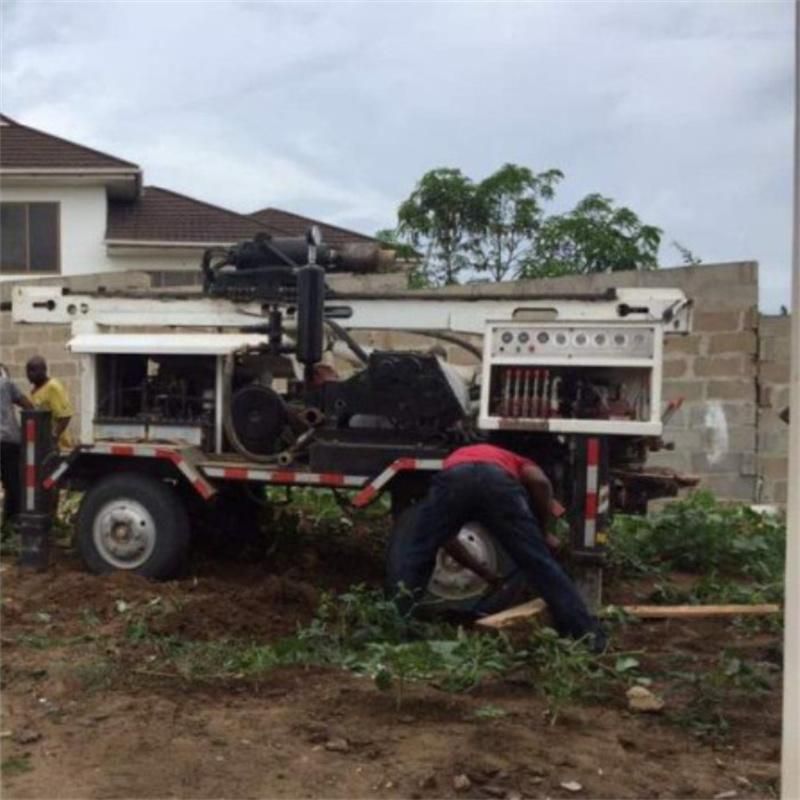 300m Deep DTH Borehole Water Well Drill Rig Deep Hole