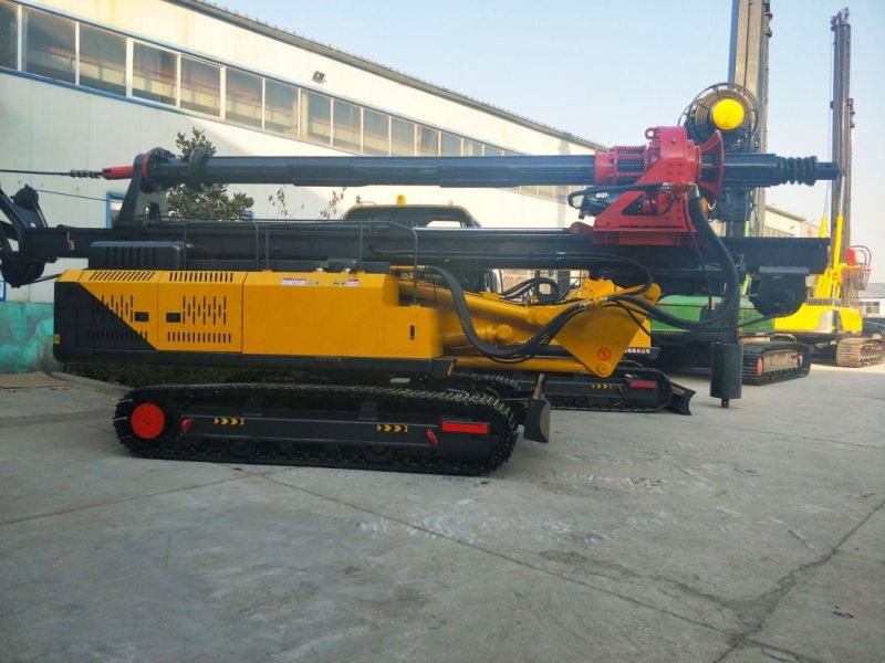 15m Hydraulic Earth Drill Economical Water Well Rotary Drilling Rig with Diesel Engine for Foundation Construction