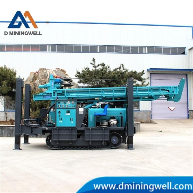 300 Meters Deep Highly Efficient Tailer Mounted Water Well Drilling Rigs for Sale