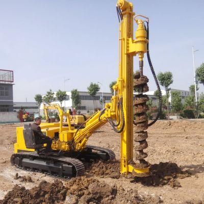 Crawler 360-6 Long Screw Economical Water Well Pile Driving Machine