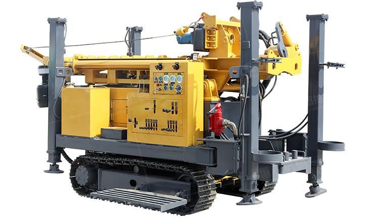Fully Hydraulic Control 76kw Drilling Machine High Efficiency 300m Pneumatic Small Water Well Drill Rig