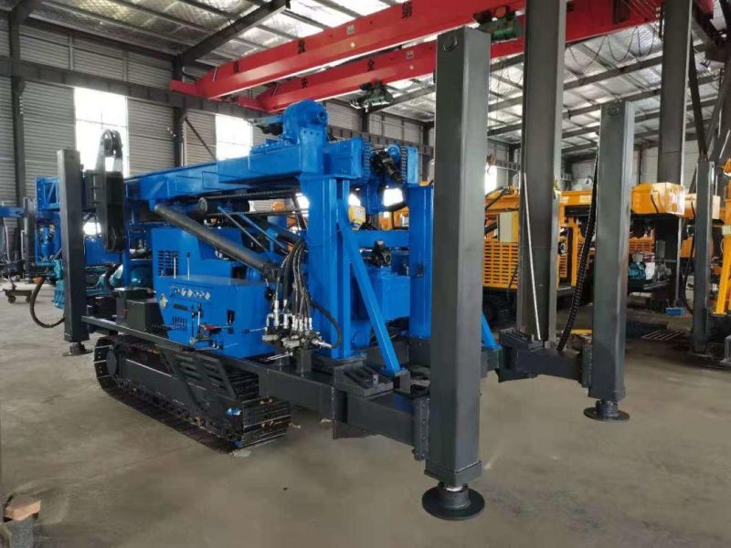 350m Water Well Core Drilling DTH Drilling Machine Multifunctional Hydraulic Crawler Drilling Machine