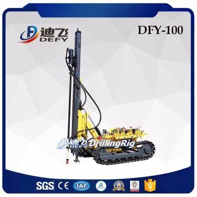 DTH Rock Blast Hole Drilling Rig Water Borehole Machine