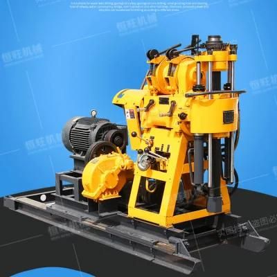 160m - 230m Small Drilling Rig with Diesel Engine
