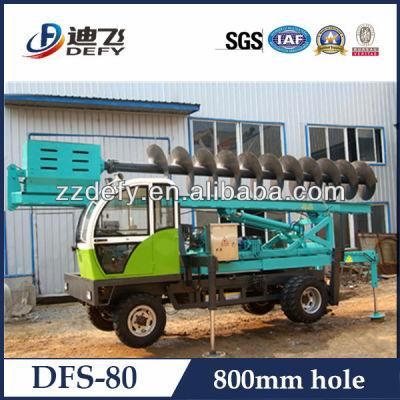 Hot Sale 2022 15 Meters Depth Small Auger Piling Machine