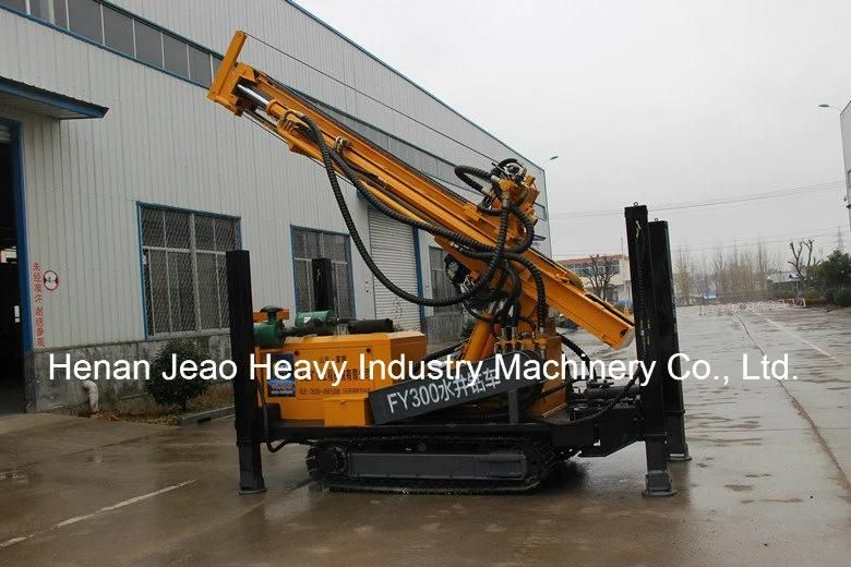 400m Depth Crawler Hydraulic Pneumatic DTH Water Drilling Rig