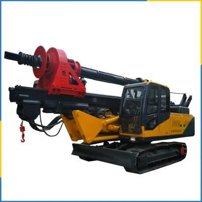 15m Water Well Drilling Rig Hydraulic Rotary Rock Boring Machine on Sale