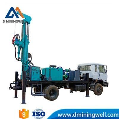 600 Meters DTH and Reverse Circulation Water Drilling Rig Truck Mounted Borehole Drilling Rig