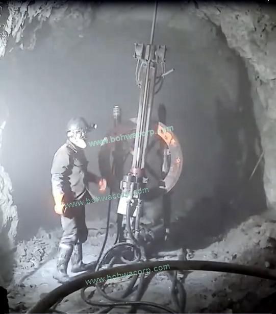 Underground Top Hammer Rocks Drill Rig with Fan Holes Drilling