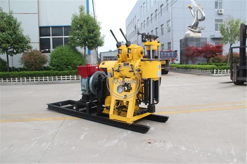 Water Drilling Machine Hydraulic Water Oil Diesel Hard Rock Core Rotary Drilling Rig Geological 200m Construction Exploration