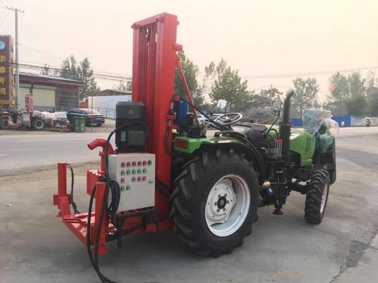 150m Depth Tractor Mounted Water Well Drilling Rig Price