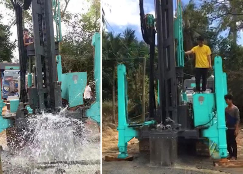 Reliable Crawler Cheap Water Well Rig Drilling Machine Portable