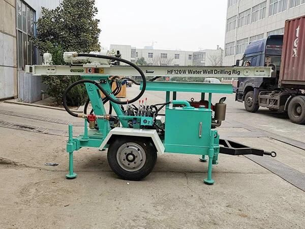Hf120W Trailer Water Well Drilling Rig