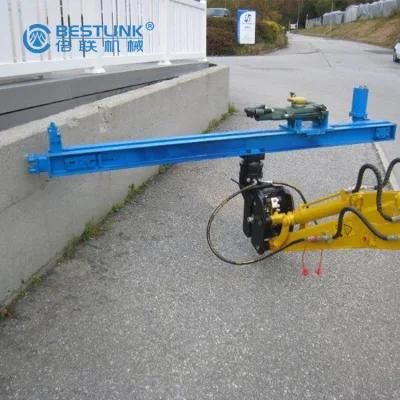 Excavator Mounted Drill Attachment Rig