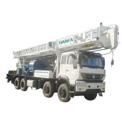 Hfc600 Truck Mounted Borehole Drilling Machine Pneumatic Rotary Water Well Drilling Rig Prices