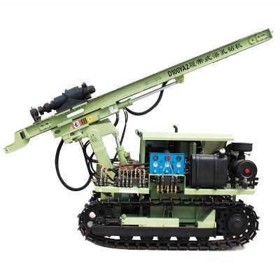 Small Portable Mobile Pneumatic Dig Rock Drilling Rig Machine for Drills 20meter Mining