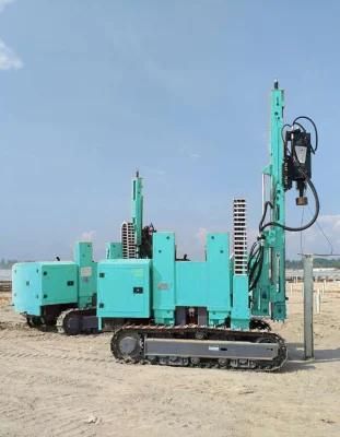 84kw Hf Rock Drill 20-120m Multi-Function Solar Pile Driver Machine