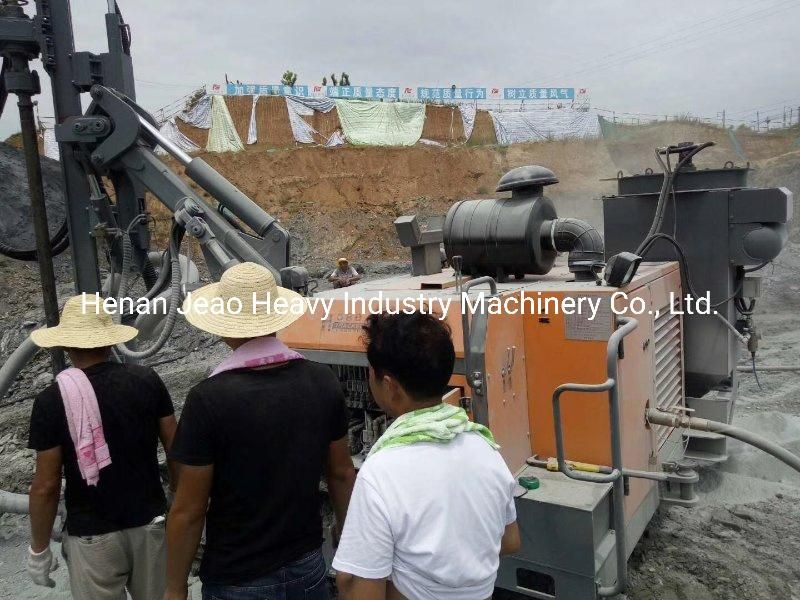 Open Air Surface Crawler DTH Drill Rig for Granite Mining