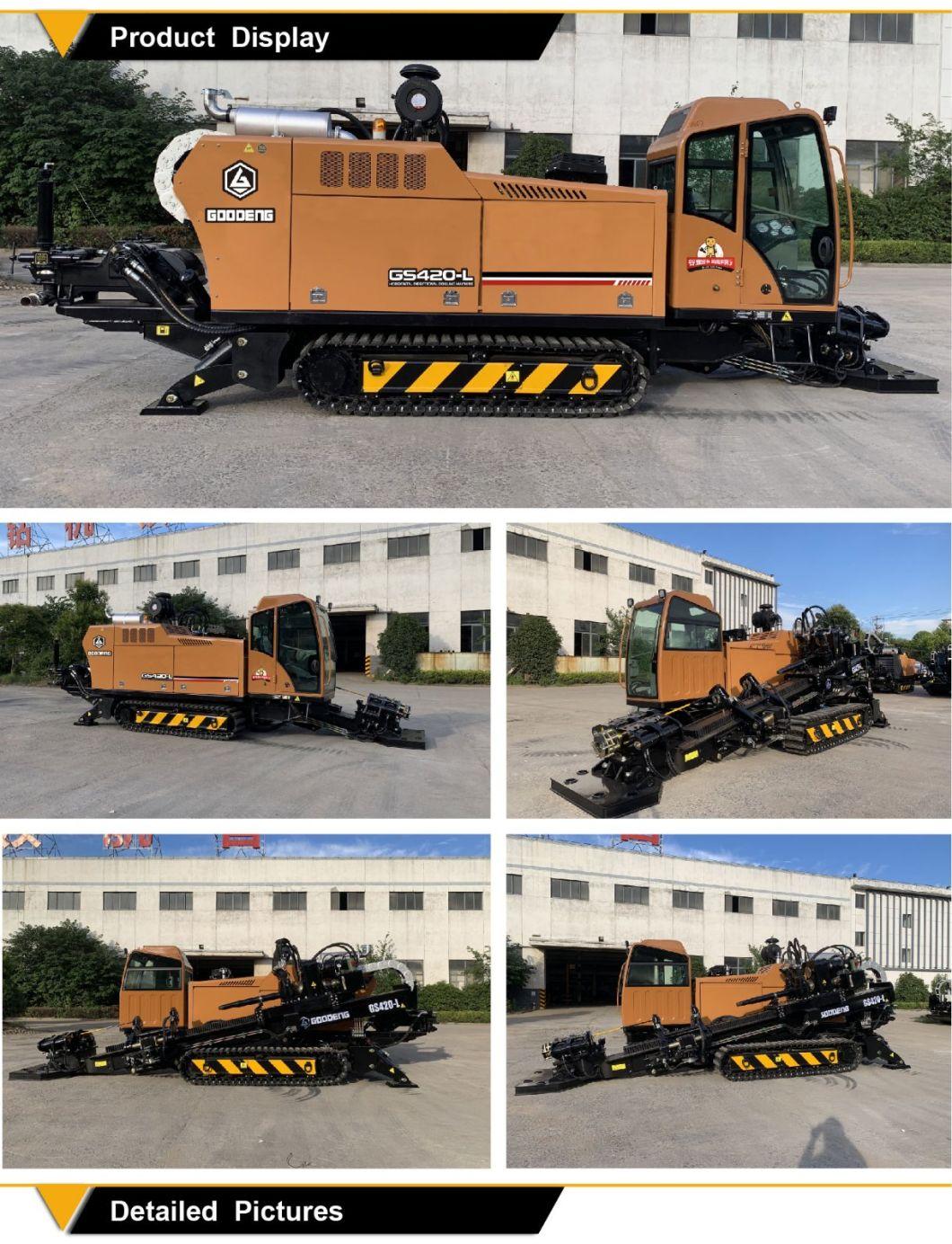 GS420-LS trenchless machine Goodeng 42ton horizontal directional drilling rig