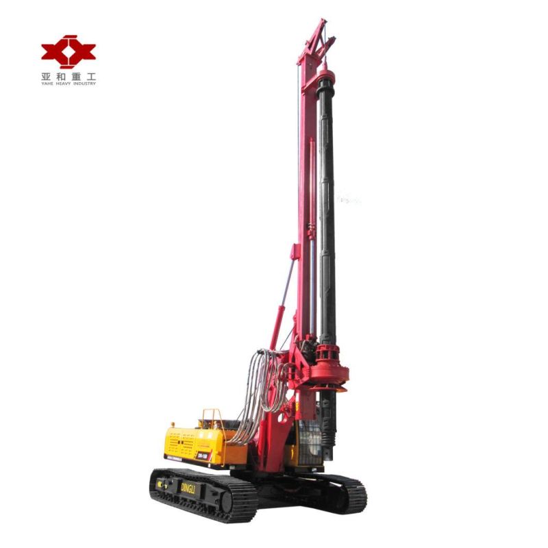 Hydraulic Crawler Rotary Drill Rig High Frequency 40m