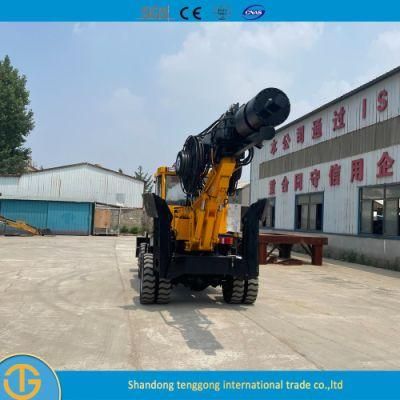 Small Rotary Bored Tractor Portable Deep Well Oil Crawler Surface Sale Dl-180 Model Drilling Rig