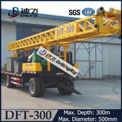 300m Portable Ground Water Drilling Machine for Sale