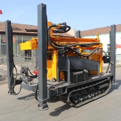 Crawler Pneumatic Water Well Drilling Rig 180m Civil Well Drilling Rig Small Pneumatic Drill Car for Sale