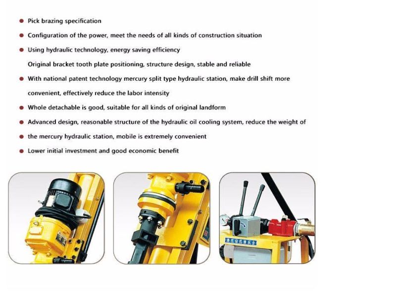 HQD100A Electric Small Mini DTH Drilling Rig Machine