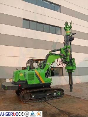 Drilling Rig Excavator Mounted Drilling Rig Kr125 Small Bore Pile Rig Small Land Drilling Machine