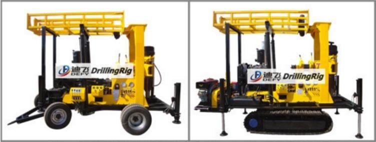 2022 Hot Sale Xy-600f Diesel Engine Small Portable Diesel Water Well Drilling