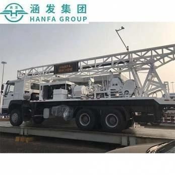 Hfzc-350 Truck Mounted Water Well Drilling Rig Hole Depth 300--350m