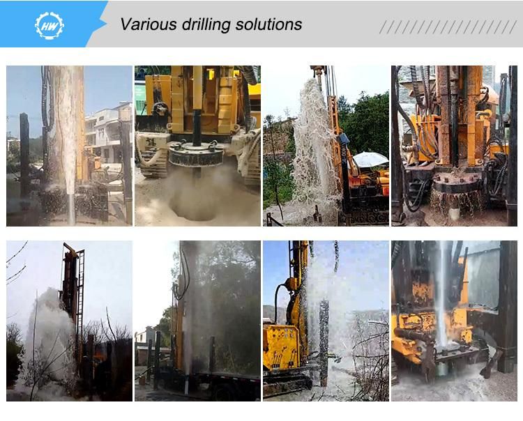 Hydraulic Exploration Water Well Drilling Machine Diesel Power Drilling Rig