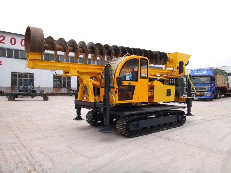 360-6 Crawler Long Screw Hydraulic Borehole Pile Driver