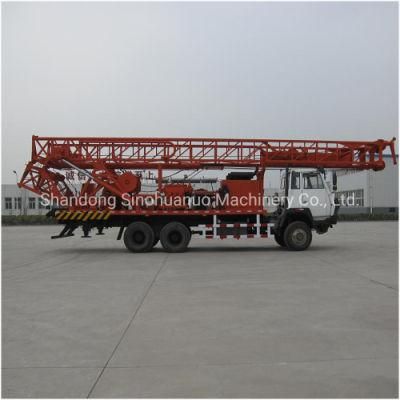 Factory Price Large Torque Turntable 1000m Depth Type Truck Trailer Mounted Water Well Drilling Rig for Russian and Cental Asian Market