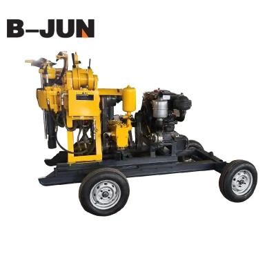 Wheel Hydraulic Rotary 130m Hard Rock Drilling Rig Mining Drilling Machine Core Drilling Machine