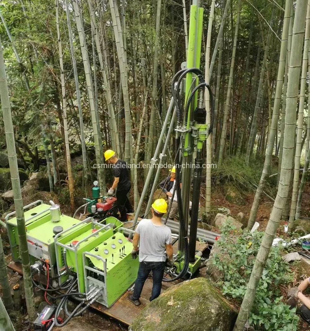 300m Portable Full Hydraulic Geotechnical Sample Exploration Wireline Core Drilling Rig (XT-300)