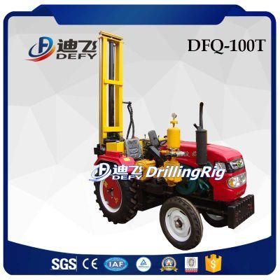 100m Tractor Small Portable Borehole Drilling Machines
