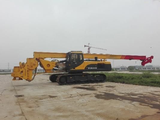 Hydraulic Rotary Piling Rig Machine Xr260d 80m Drilling Depth