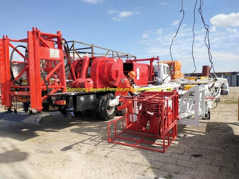 Xj70 40mt Workover Oilfield Drilling Rig Maintenance Rig