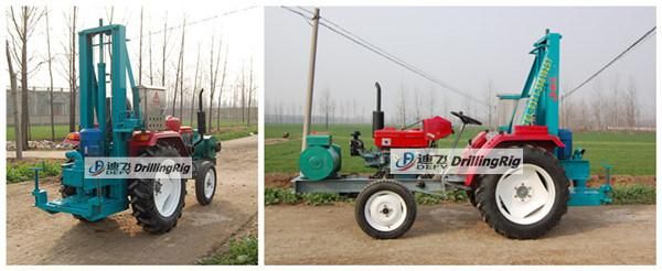 Farm Irrigation Water Well Drill Machine Tractor Water Borehole Drilling Rig